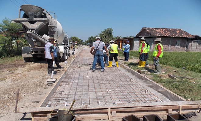 Pembuatan Jalan Beton Hub Kami : (021) 73662418 - COR JALAN