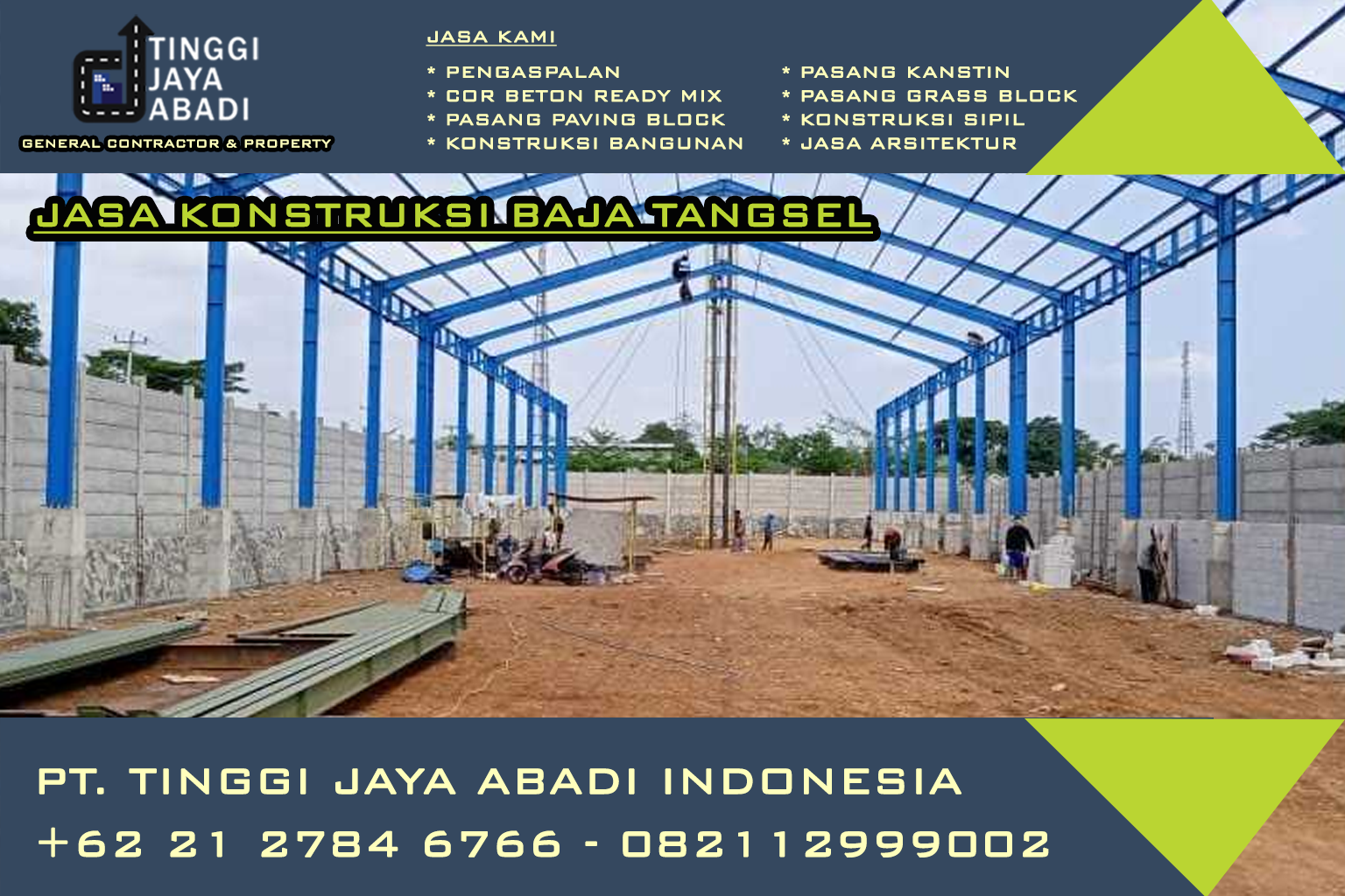 Jasa konstruksi baja Tangsel