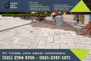 Pemasangan Paving Block