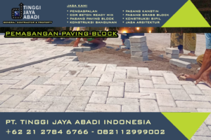 Pemasangan Paving Block