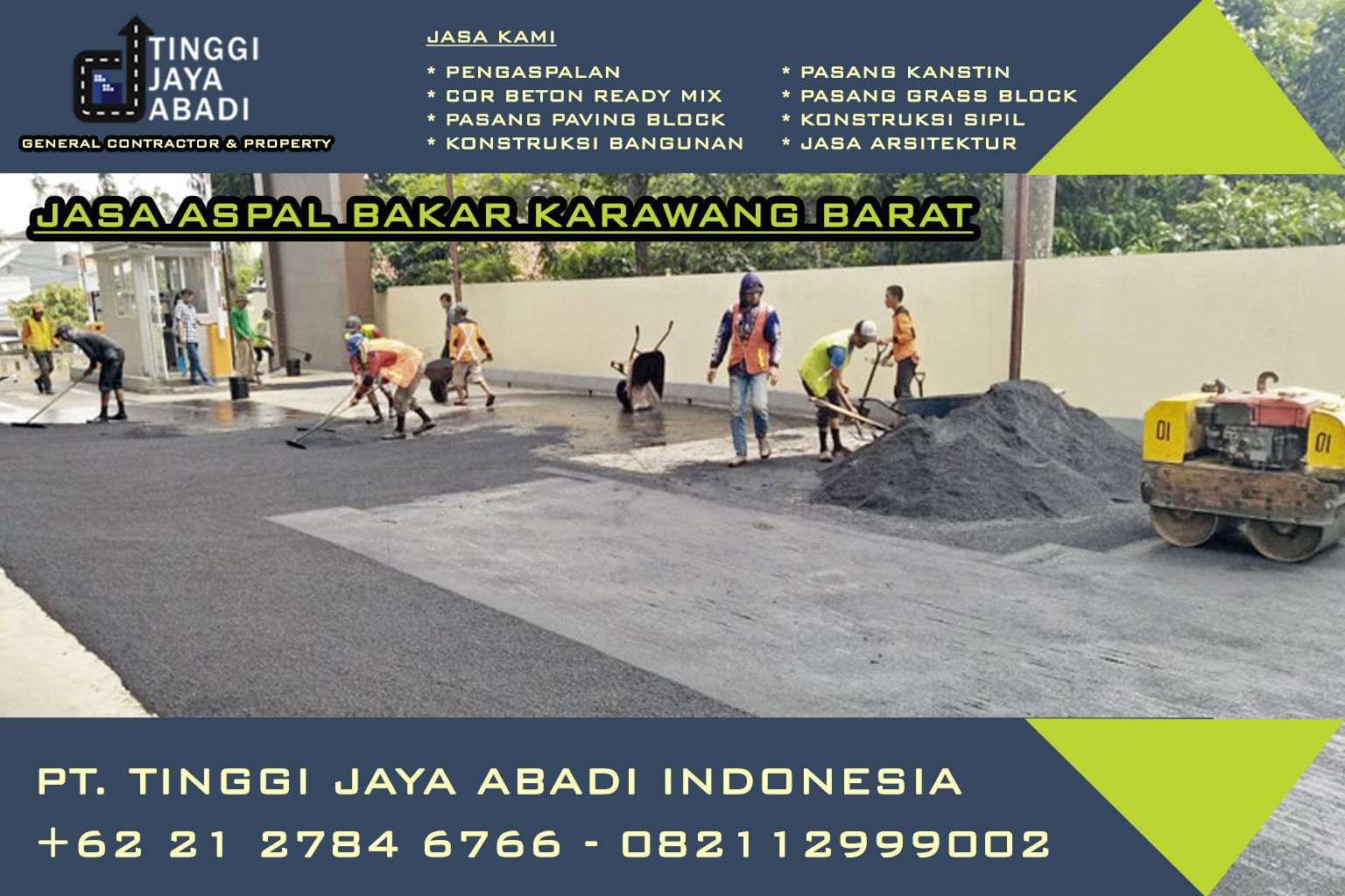 Jasa Aspal Bakar Karawang Barat