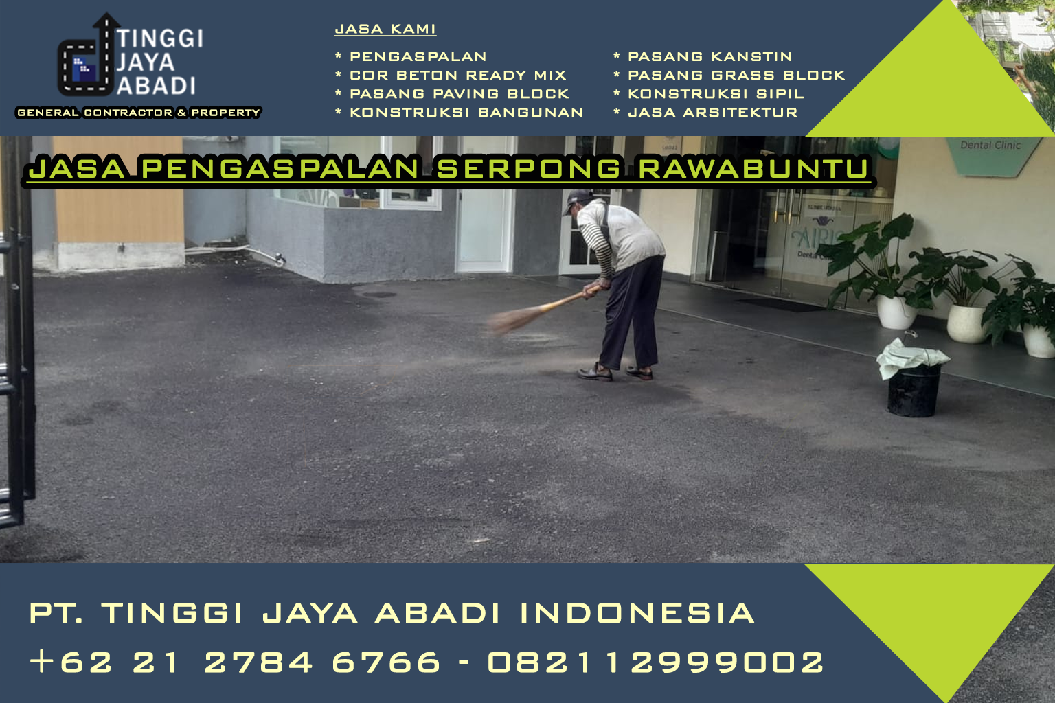 Jasa Pengaspalan Serpong Rawabuntu