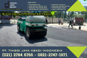 Biaya aspal per meter tegal