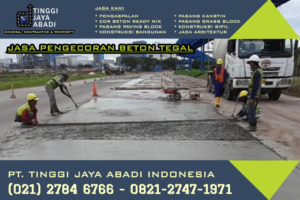 Jasa pengecoran beton tegal