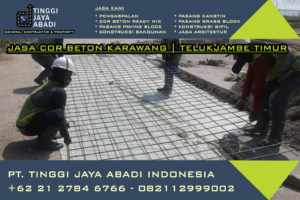 jasa cor beton Karawang Telukjambe Timur