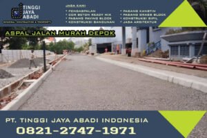 Biaya aspal per meter Bogor