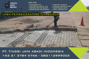 Jasa pengecoran beton Bogor