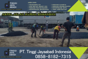 Aspal Jalan Murah Sawangan