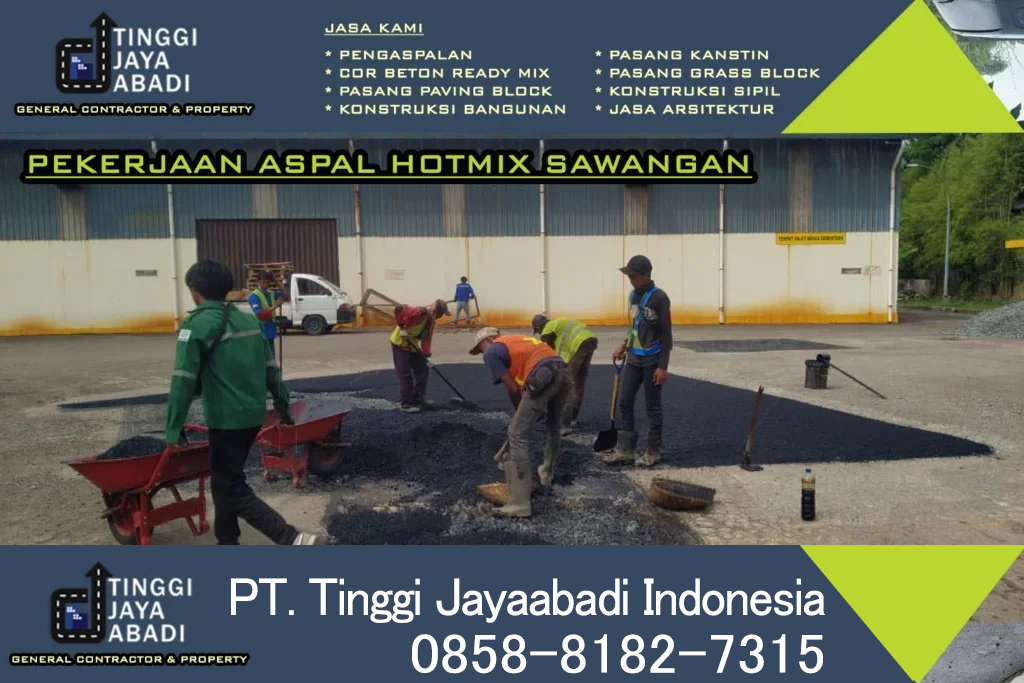 Pekerjaan Aspal Hotmix Sawangan