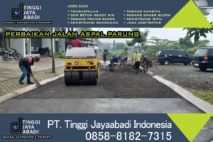 Perbaikan Jalan Aspal Parung